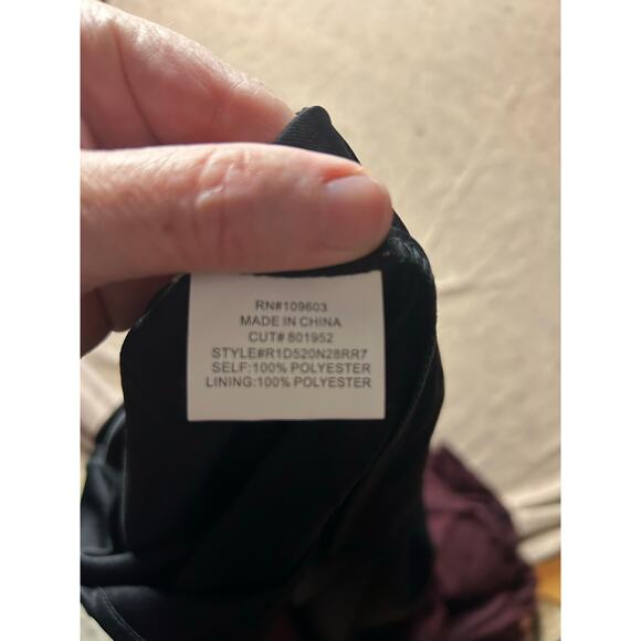 Rabbit Rabbit Rabbit Raised Velvet Dress Maroon Black Whimsygoth Fairy Witchy 8 - Picture 8 of 11